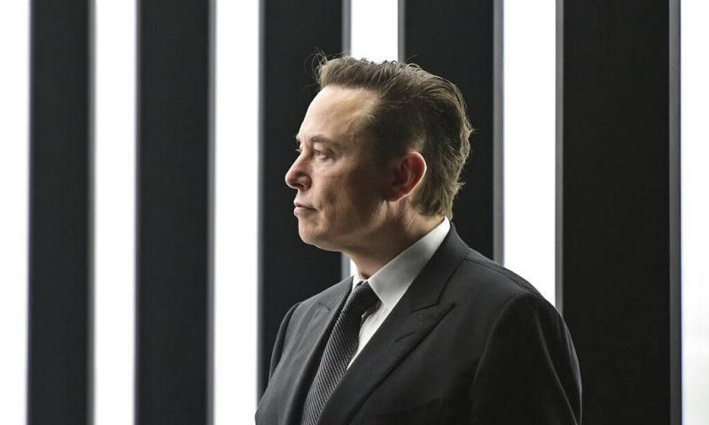 FILE - Elon Musk, Tesla CEO, attends the opening of the Tesla factory Berlin Brandenburg in Gruenheide, Germany, March 22, 2022. Musk, who is now Twitter's largest shareholder and newly appointed board member, may have thoughts on a long-standing request from users: Should there be an edit button? On Monday evening, Musk launched a Twitter poll about whether they want an edit button. More than 3 million people have voted as of Tuesday, April 5, 2022. The poll closes Tuesday evening Eastern time. (Patrick Pleul/Pool via AP)