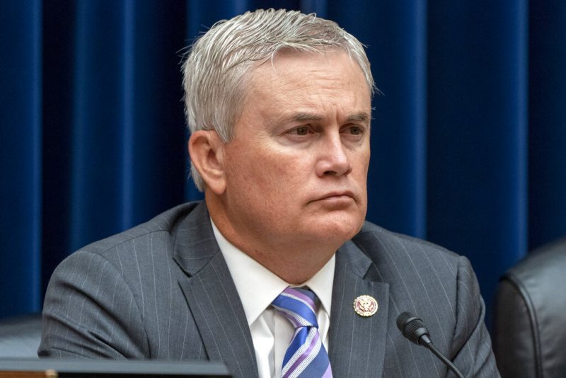 House Oversight Committee Ranking Member Rep. James Comer Jr., R-Ky., listens during a hearing on the Washington Commanders' workplace conduct, Wednesday, June 22, 2022, on Capitol Hill in Washington. (AP Photo/Jacquelyn Martin)