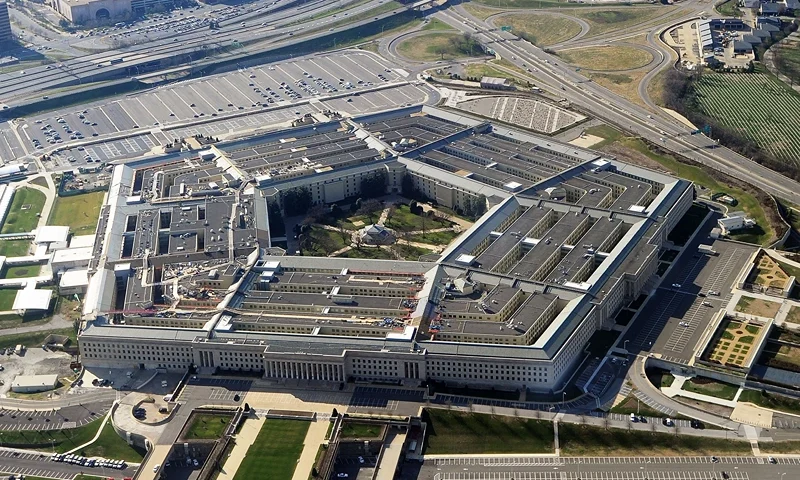 This picture taken 26 December 2011 shows the Pentagon building in Washington, DC. The Pentagon, which is the headquarters of the United States Department of Defense (DOD), is the world's largest office building by floor area, with about 6,500,000 sq ft (600,000 m2), of which 3,700,000 sq ft (340,000 m2) are used as offices. Approximately 23,000 military and civilian employees and about 3,000 non-defense support personnel work in the Pentagon. AFP PHOTO (Photo by STAFF / AFP) (Photo by STAFF/AFP via Getty Images)