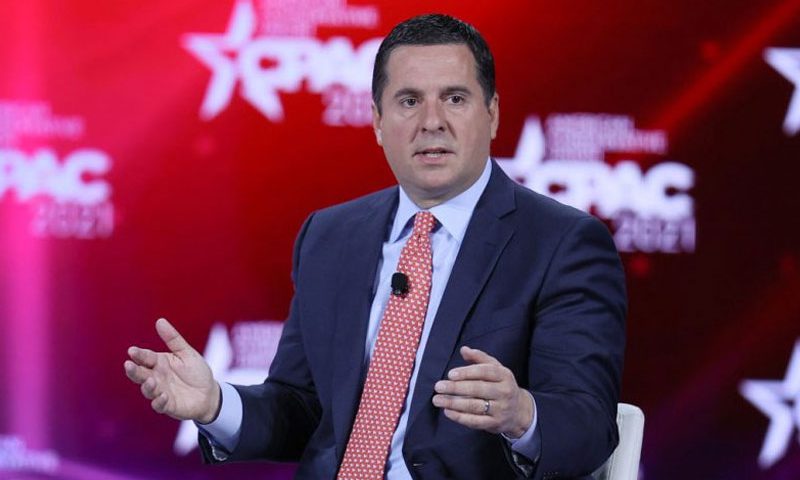 ORLANDO, FLORIDA - FEBRUARY 27: Rep. Devin Nunes (R-CA) addresses the Conservative Political Action Conference held in the Hyatt Regency on February 27, 2021 in Orlando, Florida. Begun in 1974, CPAC brings together conservative organizations, activists, and world leaders to discuss issues important to them. (Photo by Joe Raedle/Getty Images)