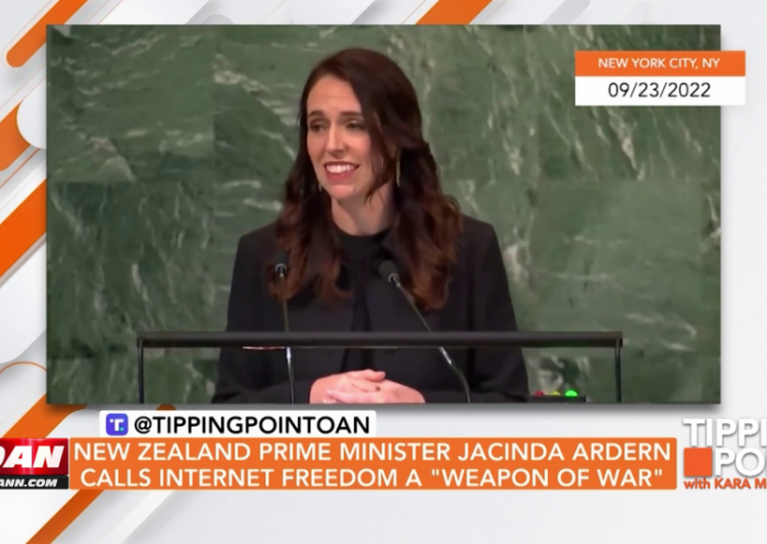 New Zealand Prime Minister Jacinda Ardern Calls Internet Freedom a "Weapon of War"