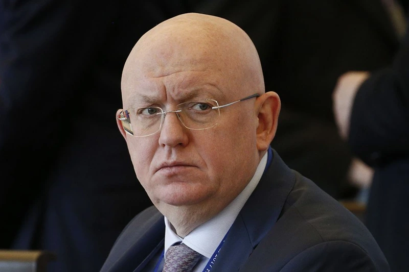 Vasily Nebenzya had previously served as Russian deputy foreign minister (Alexander Shcherbak/TASS/Getty Images).