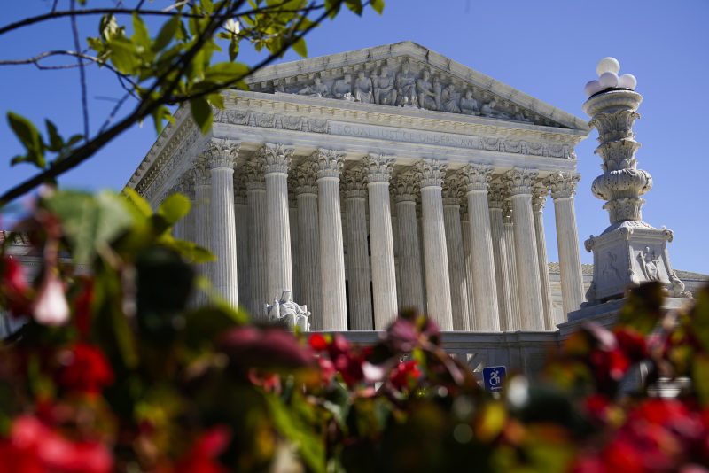 The U.S Supreme Court is seen, Tuesday, Oct. 11, 2022 in Washington. (AP Photo/Mariam Zuhaib)