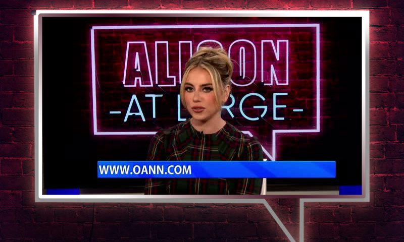 Video still from Alison At Large on One America News Network