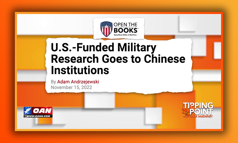U.S.-Funded Military Research Goes To Chinese Institutions