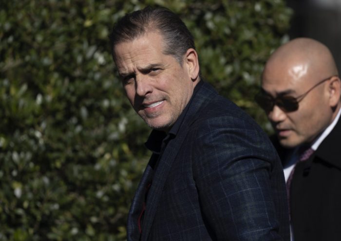 Hunter Biden walks along the South Lawn before the pardoning ceremony for the national Thanksgiving turkeys at the White House in Washington, Monday, Nov. 21, 2022. (AP Photo/Carolyn Kaster)