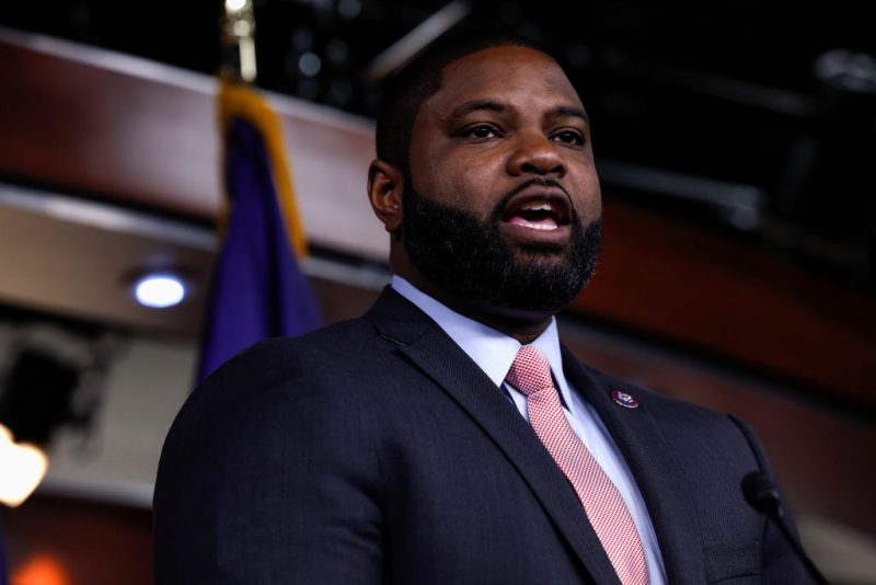 Rep. Byron Donalds (R-FL) speaks at a news conference in the U.S. Capitol Building on June 14, 2022 in Washington, DC. House Republicans spoke to reporters following their annual caucus meetings and discussed the recent public hearings that were held over the last week by the Select Committee to Investigate the January 6th Attack on the United States Capitol. (Photo by Anna Moneymaker/Getty Images)