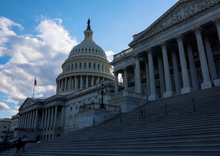 WASHINGTON, DC - SEPTEMBER 27: The U.S. Capitol Building is seen on September 27, 2022 in Washington, DC. Later today the U.S. Senate will hold a procedural vote for legislation to provide short-term government funding. (Photo by Anna Moneymaker/Getty Images)