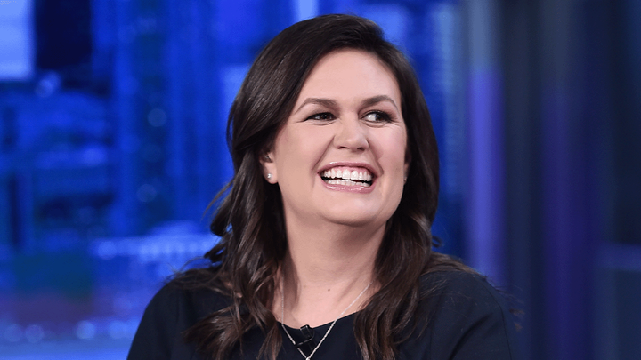 Sarah Huckabee Sanders visit "The Story with Martha MacCallum" on September 17, 2019, in New York City. (Photo by Steven Ferdman/Getty Images) (Steven Ferdman/Getty Images)