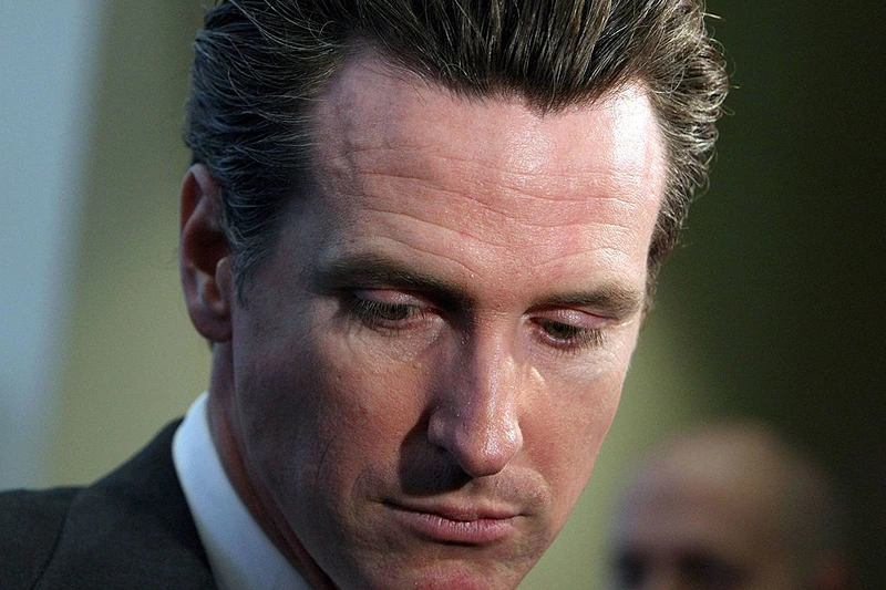 San Francisco mayor Gavin Newsom pauses while speaking at the grand opening of the new Charles Schwab office October 27, 2009 in San Francisco, California. After one year on the campaign trail, San Francisco mayor Gavin Newsom dropped out of the race for California governor on October 30, 2009. (Photo by Justin Sullivan/Getty Images) San Francisco mayor Gavin Newsom pauses while speaking at the grand opening of the new Charles Schwab office October 27, 2009 in San Francisco, California. After one year on the campaign trail, San Francisco mayor Gavin Newsom dropped out of the race for California governor on October 30, 2009. (Photo by Justin Sullivan/Getty Images)