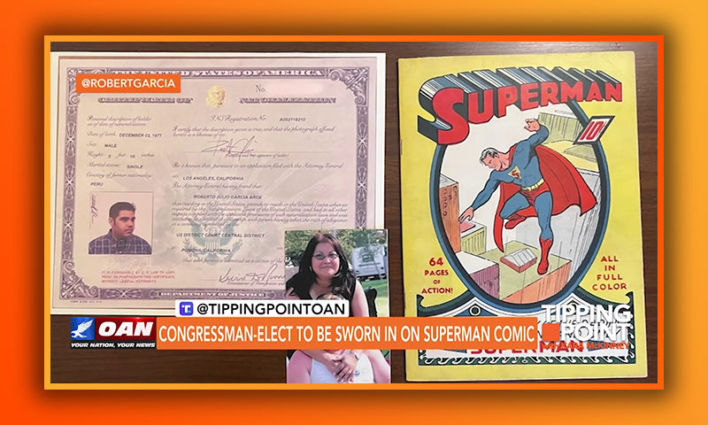 Congressman-elect To Be Sworn in on Superman Comic