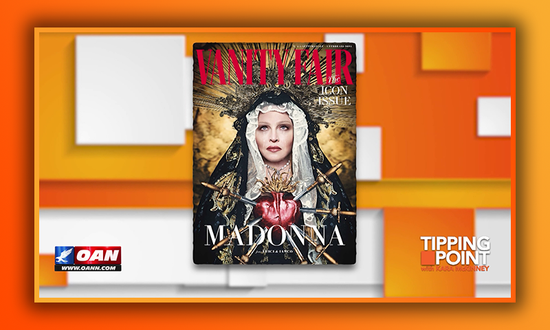 Madonna Mocks Christianity on the Cover of Vanity Fair