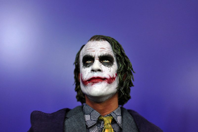 "The Joker" toy is displayed at the London Toy Fair in Olympia, central London, on January 23, 2013. AFP PHOTO / CARL COURT (Photo credit should read CARL COURT/AFP via Getty Images)