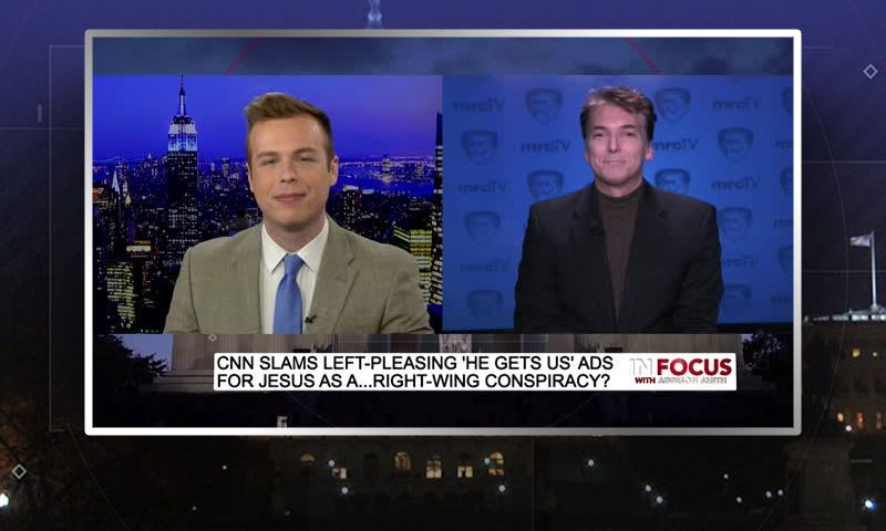Video still from Eric Scheiner's interview with In Focus on One America News Network
