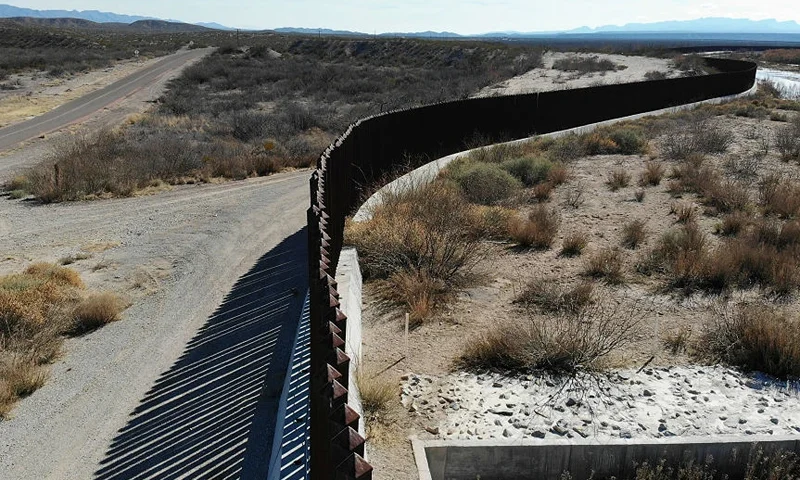 The border wall is seen on January 15, 2019 in Esperanza, Texas. (Photo by Joe Raedle/Getty Images)