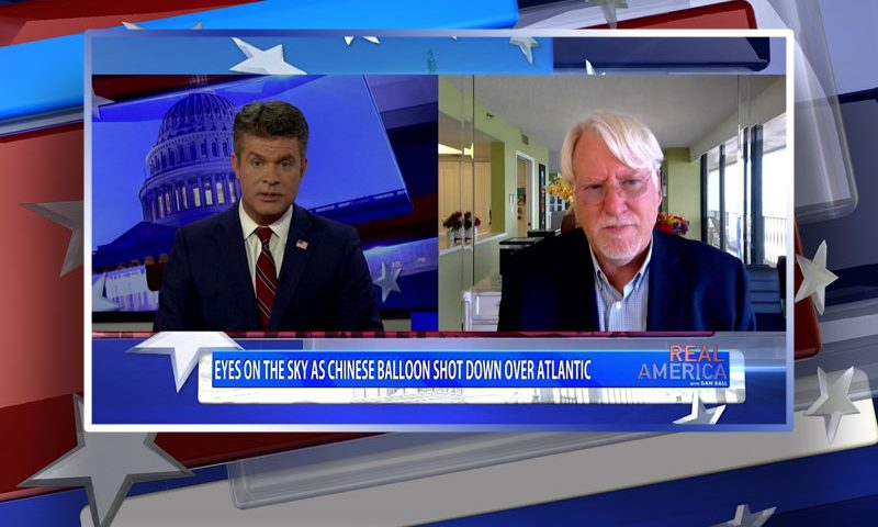 Video still from Joe Hoft's interview with Real America on One America News Network