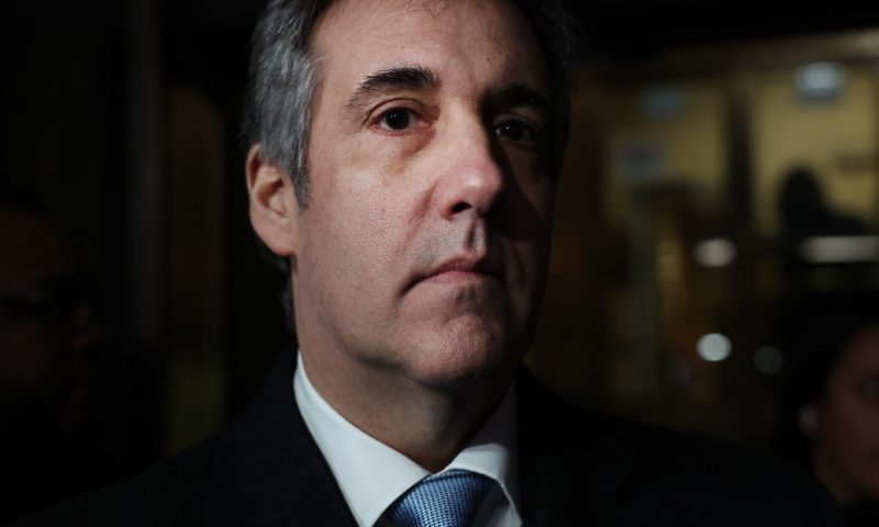 NEW YORK, NEW YORK - MARCH 13: Former Donald Trump lawyer and loyalist Michael Cohen walks out of a Manhattan courthouse after testifying before a grand jury on March 13, 2023 in New York City. The grand jury is investigating payments Cohen arranged and made on behalf of the former president. (Photo by Spencer Platt/Getty Images)