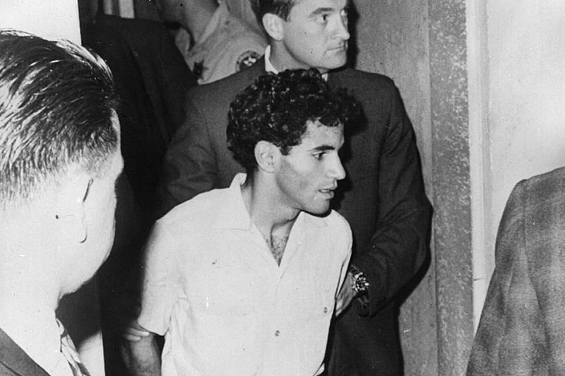 Sirhan Sirhan, charged with the assassination of Senator Robert Kennedy during a campaign stop in California, is the subject of intensive investigation by the US Government after an Arab government provided new evidence about his identity. (Photo by Keystone/Getty Images)