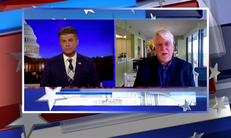Video still from Joe Hoft's interview with Real America on One America News Network
