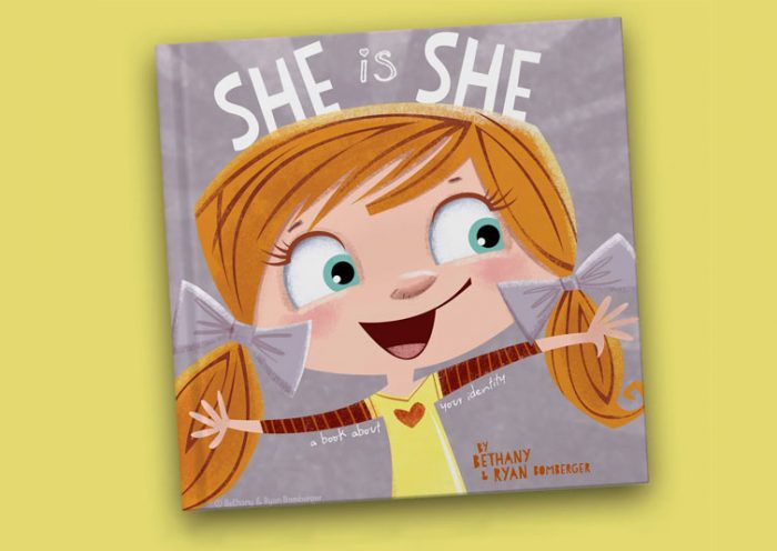 Image of the cover of the "She is She" book by Bethany and Ryan Bomberger