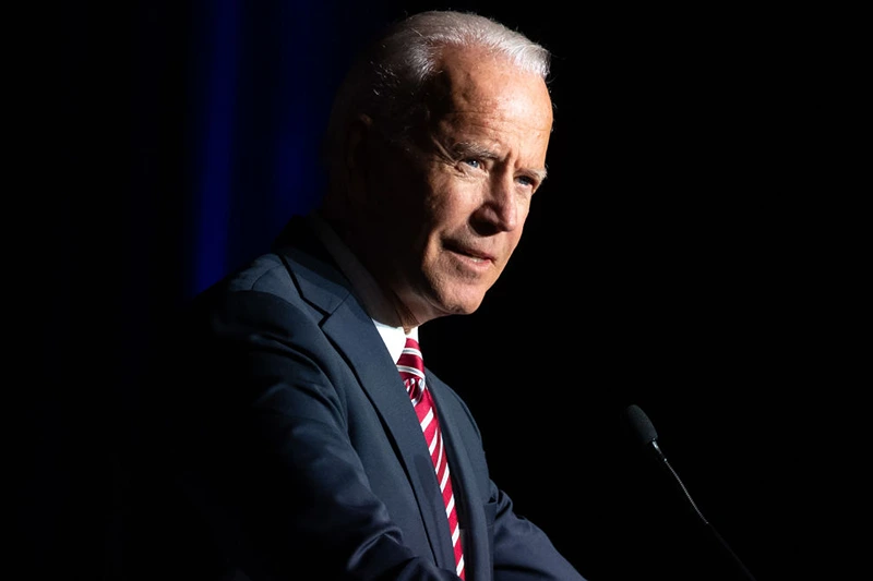Former US Vice President Joe Biden speaks during the First State Democratic Dinner in Dover, Delaware, on March 16, 2019. (Photo by SAUL LOEB / AFP) (Photo by SAUL LOEB/AFP via Getty Images)
