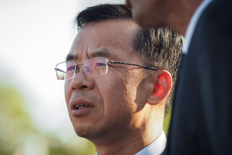 China's ambassador to France Lu Shaye looks on during a visit at the Zoo de Beauval in Saint-Aignan-sur-Cher, central France on August 26, 2019. (Photo by GUILLAUME SOUVANT / AFP)(Photo credit should read GUILLAUME SOUVANT/AFP via Getty Images)