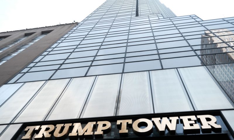 NEW YORK, NY - MARCH 22: Trump Tower stands in Manhattan as the nation waits for the possibility of an indictment against former president Donald Trump by the Manhattan District Attorney Alvin Bragg's office on March 22, 2023 in New York City. Bragg's office has been investigating alleged hush money payments by Trump to a porn star during the 2016 presidential campaign. Trump has called on supporters to take to the streets in protest if he is indicted. (Photo by Spencer Platt/Getty Images)