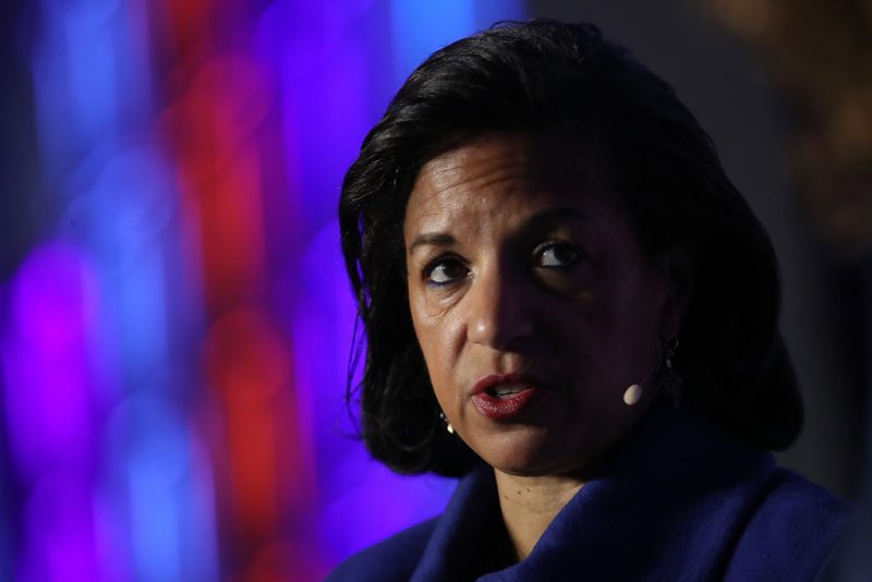 Former National Security Advisor Susan Rice speaks at the J Street 2018 National Conference April 16, 2018 in Washington, DC. Rice spoke on the topic of 