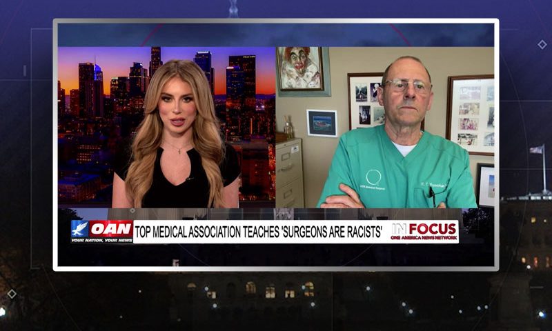 Video still from Dr. Richard T. Bosshardt's interview with In Focus on One America News Network