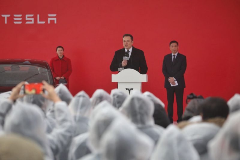 Elon Musk, Tesla CEO, in China for company expansion talks.