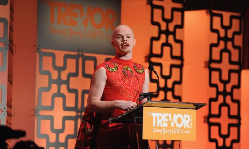 NEW YORK, NY - JUNE 11: Head of Advocacy The Trevor Project Sam Brinton speaks onstage during The Trevor Project TrevorLIVE NYC at Cipriani Wall Street on June 11, 2018 in New York City. (Photo by Craig Barritt/Getty Images for The Trevor Project)