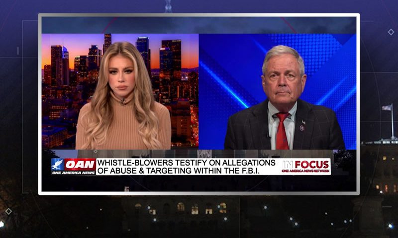 Video still from Rep. Ralph Norman's interview with In Focus on One America News Network