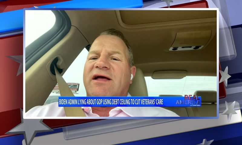Video still from Rep. Troy Nehls' interview with Real America on One America News Network