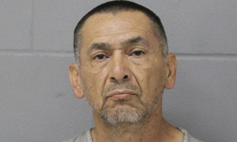This booking photo provided by the Austin, Texas, Police Department shows Raul Meza Jr. Meza Jr., a Texas man who authorities describe as a “serial killer,” was arrested on Monday, May 29, 2023, for two recent murders, four decades after pleading guilty to the killing of an 8-year-old girl, according to Austin police. (Austin Police Department via AP)