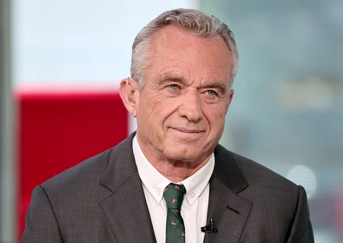 Robert F. Kennedy Jr. visits "The Faulkner Focus"at Fox News Channel Studios on June 02, 2023 in New York City. (Photo by Jamie McCarthy/Getty Images)