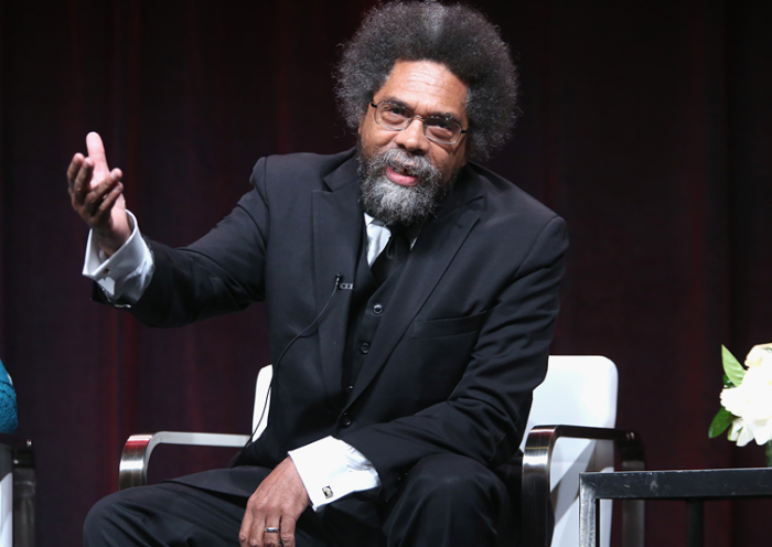 BEVERLY HILLS, CA - JULY 29: Philosopher Dr. Cornel West speaks onstage during the 'Black America Since MLK: And Still I Rise' panel discussion at the PBS portion of the 2016 Television Critics Association Summer Tour at The Beverly Hilton Hotel on July 29, 2016 in Beverly Hills, California. (Photo by Frederick M. Brown/Getty Images)