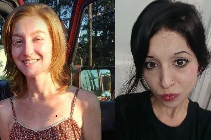 Kristin Smith (Left) was found dead in Portland on Feb. 19. Ashley Real (Right) was found dead on May 7.  (Credit: Portland Police Bureau)
