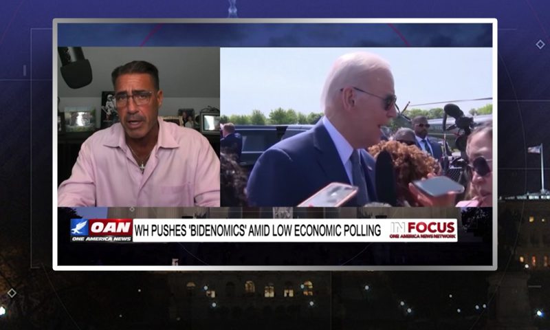 Video still from Chris Markowski's interview with In Focus on One America News Network