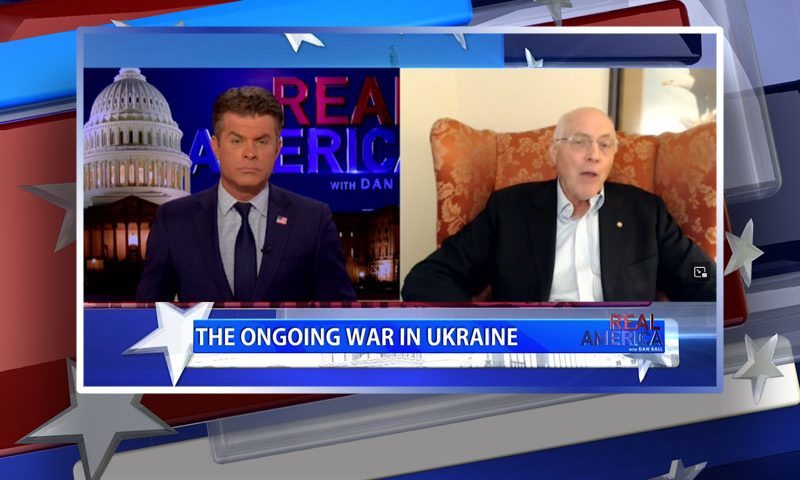 Video still from Lt. Col. Robert Maginnis' interview with Real America on One America News Network