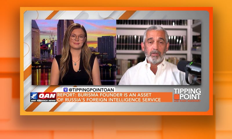 Video still from Lee Smith's interview with Tipping Point on One America News Network