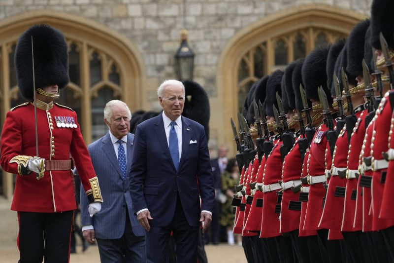 Biden warmly received at Windsor Castle, first visit since missing coronation.