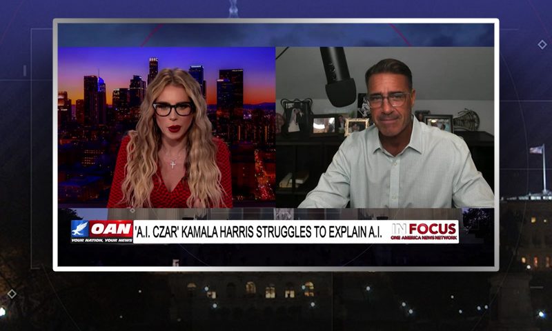 Video still from Chris Markowski's interview with In Focus on One America News Network