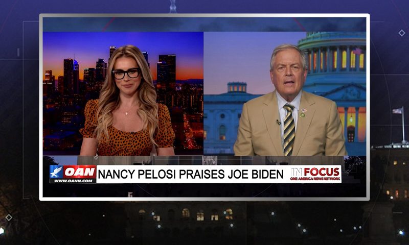 Video still from Ralph Norman's interview with In Focus on One America News Network