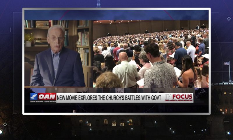 Video still from Pastor John MacArthur's interview with In Focus on One America News Network
