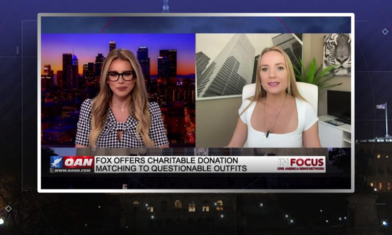 Video still from Ivory Hecker's interview with In Focus on One America News Network