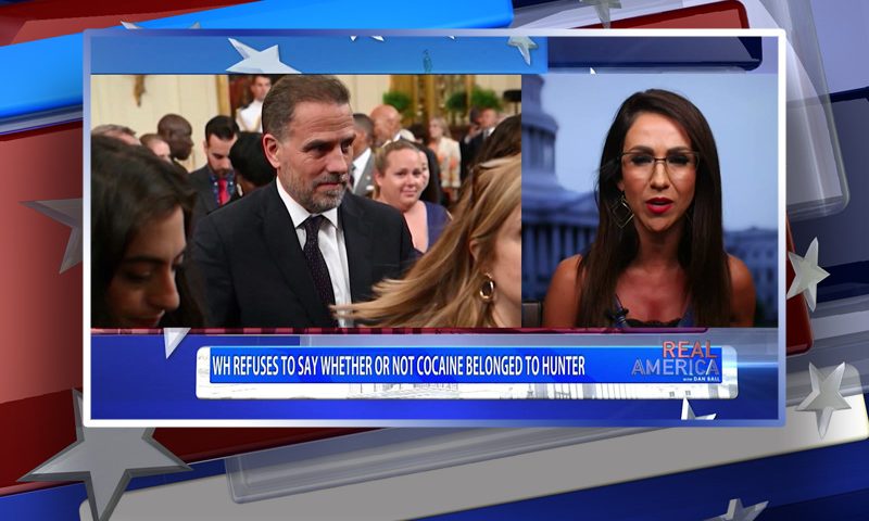 Video still from Rep. Lauren Boebert's interview with Real America on One America News Network