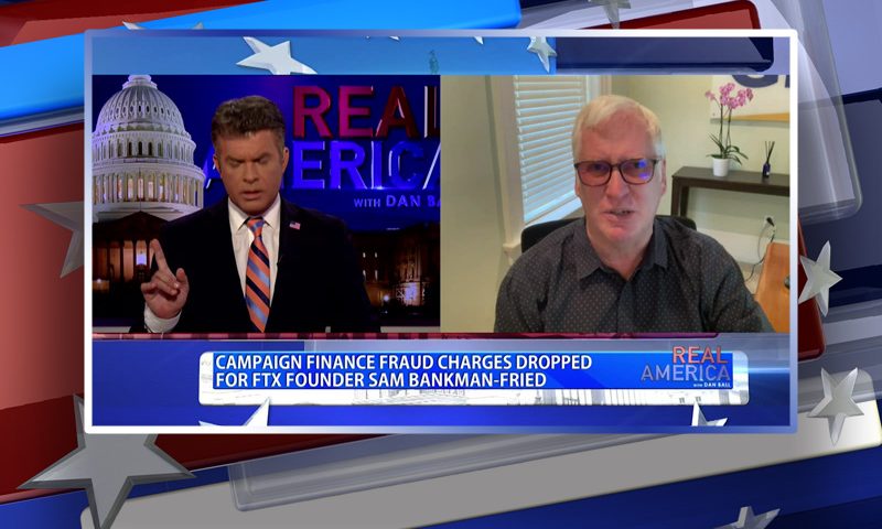 Video still from Jim Hoft's interview with Real America on One America News Network