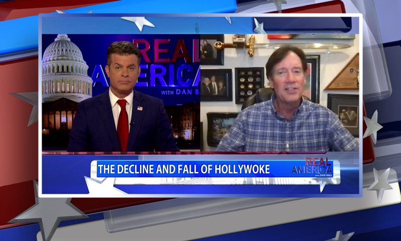 Video still from Kevin Sorbo's interview with Real America on One America News Network