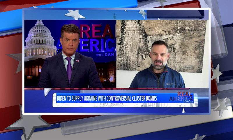 Video still from Rep. Cory Mills' interview with Real America on One America News Network