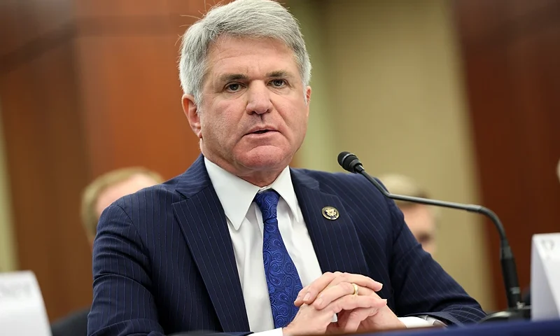 WASHINGTON, DC - JUNE 29: U.S. Rep. Michael McCaul (R-TX) testifies during a Republican-led forum on the origins of the COVID-19 virus at the U.S. Capitol on June 29, 2021 in Washington, DC. The forum examined the theory that the coronavirus came from a lab in Wuhan, China. (Photo by Kevin Dietsch/Getty Images)